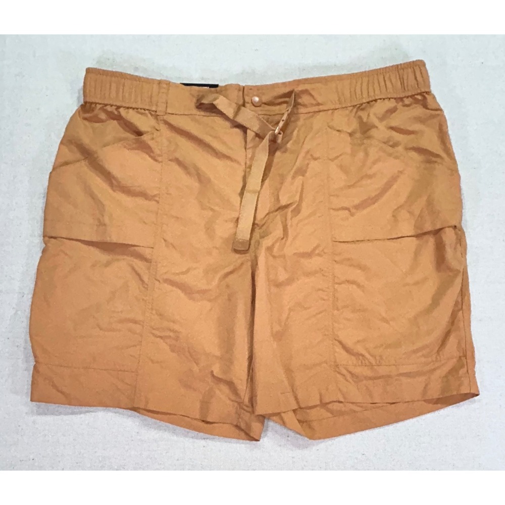 Eddie Bauer NWTs Men's XL Brown Sugar Ripstop Tech‎ Shorts Buckle UPF 50+ Liner